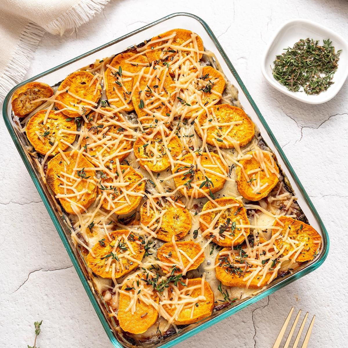 The Perfect Balance: Savory & Sweet Sweet Potato Au Gratin Recipe